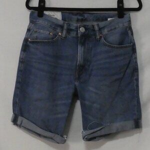 H&M - Slim Fit | size 30 | Denim Shorts With Rolled Bottom Hem